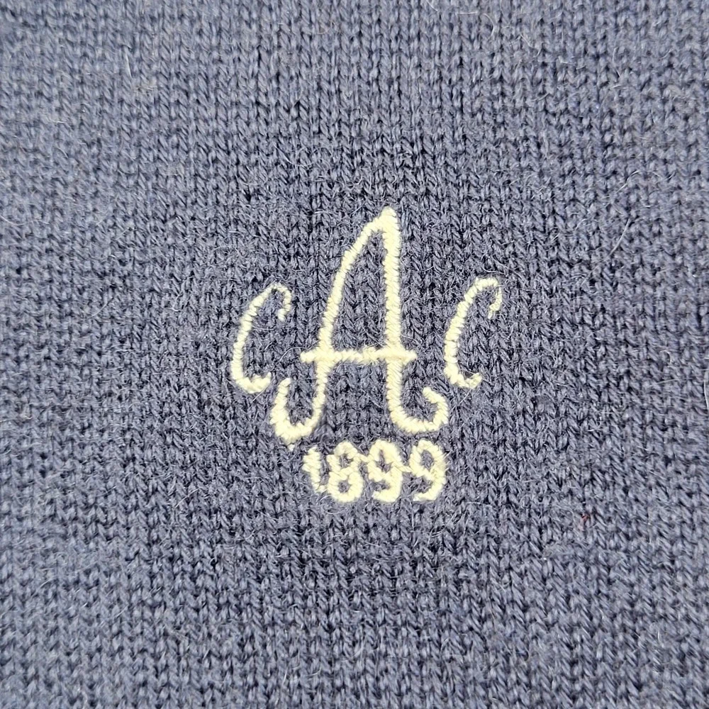 Polo Ralph Lauren Golf Sweater Vest Navy Augusta Country Club Logo Men's XL